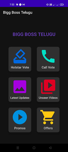 Android application Bigg Boss Telugu screenshort