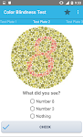 screenshot of Color Blindness Test