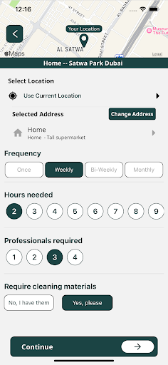 Android application Day Cleaner screenshort