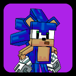 Cover Image of Download Sonic Skin Mod Minecraft MCPE  APK