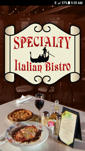 Android application Specialty Italian Bistro screenshort