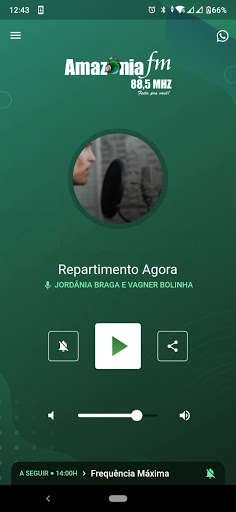 Android application Amazônia FM 88.5 screenshort