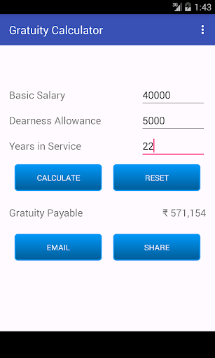 Gratuity Calculator Screen 3