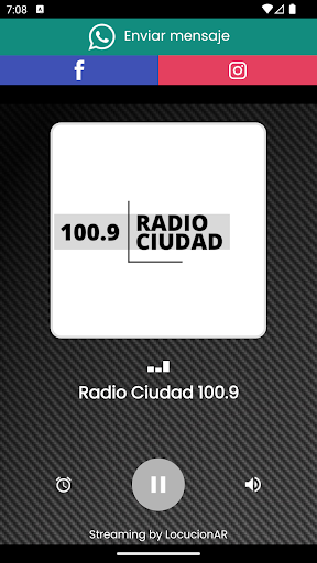 Android application Radio Ciudad 100.9 screenshort