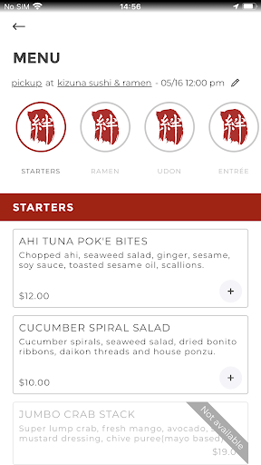 Kizuna Sushi & Ramen Screen 3