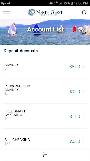 North Coast Credit Union Screen 2