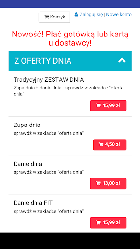 Android application Prosto z Garnka screenshort