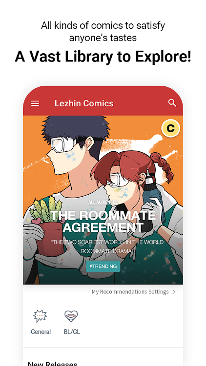 Lezhin Comics - Daily Releases - 2024.4.0 - (Android)