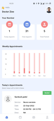 Android application KiviCare – Clinic Management screenshort