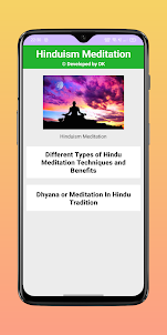 Hinduism meditation
