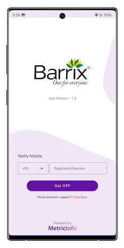 MetricInfo-Barrix Screen 2