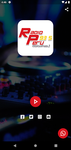 Android application RADIO PERU (RADIO P) 93.5 screenshort