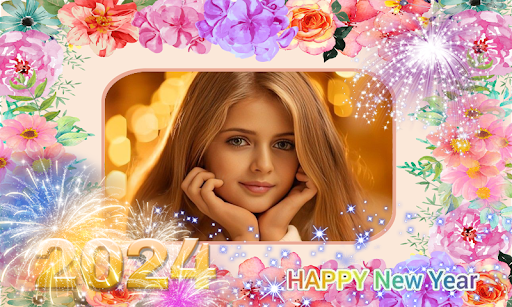 New year photo frame 2024 Screen 3