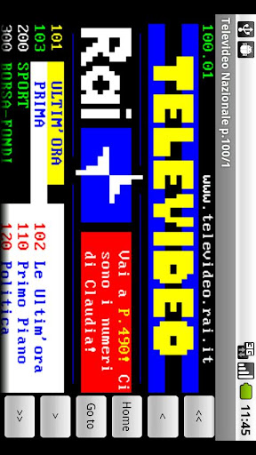 Italian Teletext Screenshot 2 - AppWisp.com