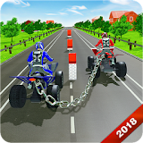 Highway Chained Quad Bike Impossible Race 3D icon
