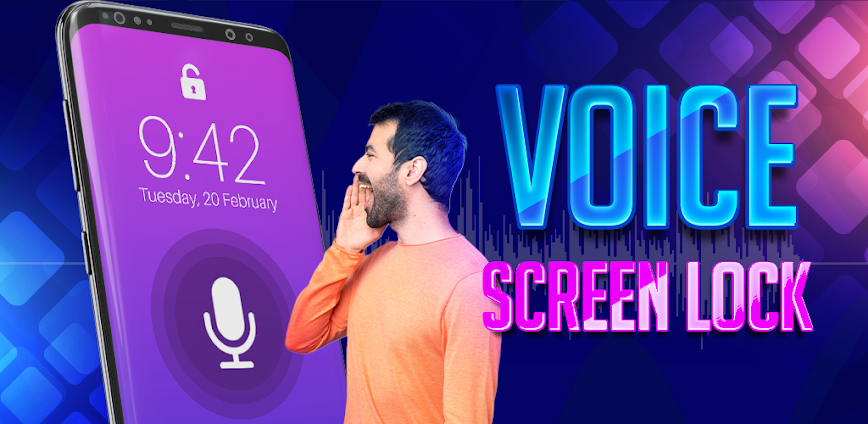 قفل الشاشة كلمة المرور الصوتية