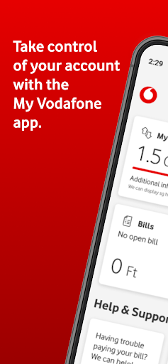 Android application My Vodafone Magyarország screenshort