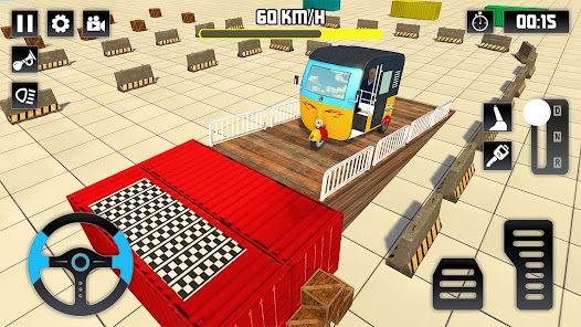 Tuk Tuk Rickshaw Parking Game 2.0 APK + Mod (Unlimited money) for Android