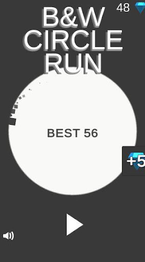 Black and White Circle Run