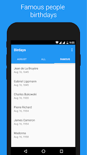 Birdays – Birthday reminder Screenshot