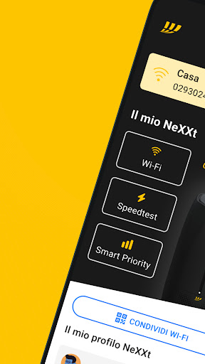Android application MyFastweb screenshort