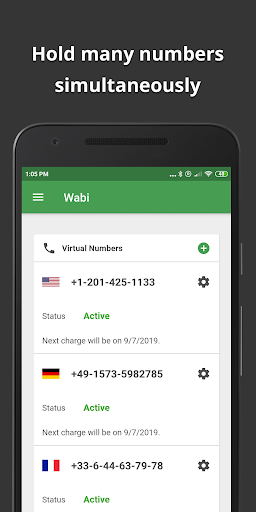 Wabi – Virtual Phone Number