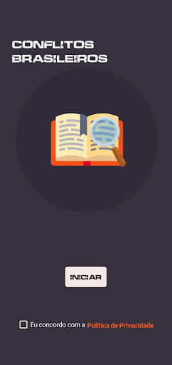 Android application Conflitos Brasileiros screenshort