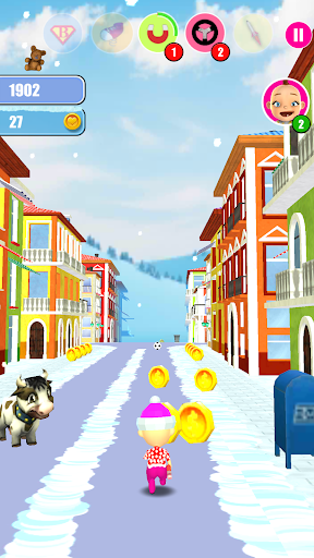 Baby Snow Run - Running Game  screenshots 1