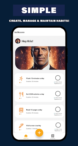 Android application BeMooore -Your AI 24/7 Mentor screenshort