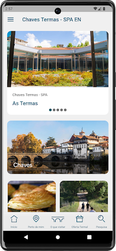 Android application Termas Chaves: Turismo Termal screenshort