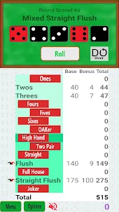 Yatzy Poker