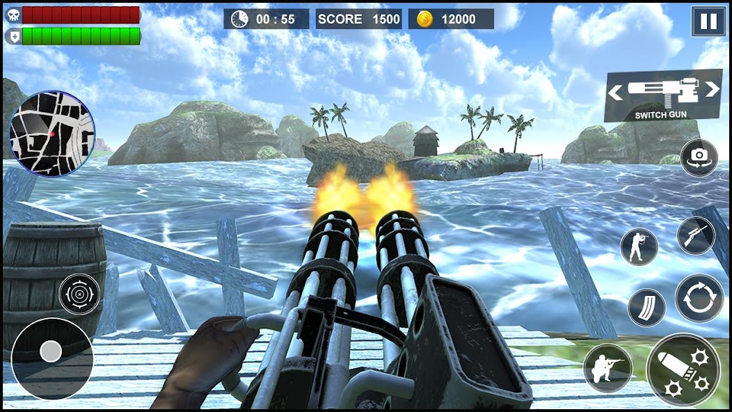 US Army Special Forces Navy Machine Gun Shooter 3D 1.0.1 APK + Mod (Unlimited money) for Android