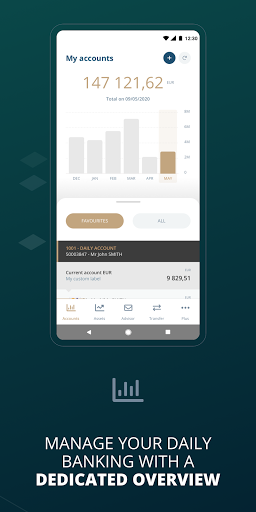 Android application BL Mobile Banking screenshort