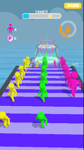Android application ColorRun Frenzy screenshort