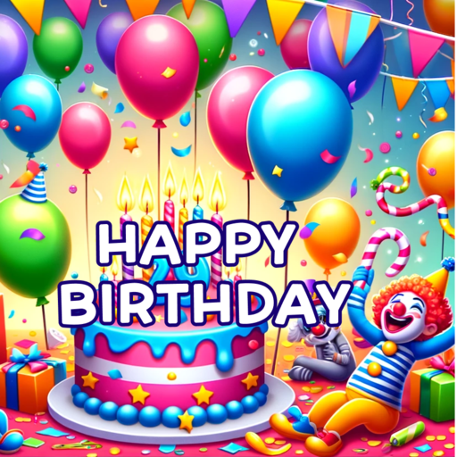 Happy Birthday Wishes 2024 logo