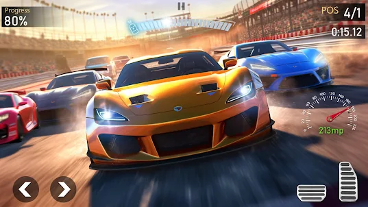 車のレース くるまのゲーム : スポーツカーのゲーム