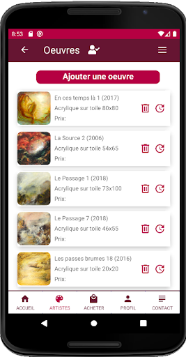 Quinet Art Creation Screen 3