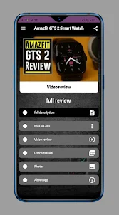 Amazfit GTS 2 Watch guide
