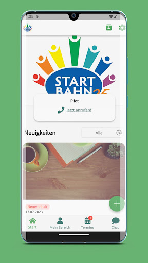 Android application Startbahn 25 screenshort