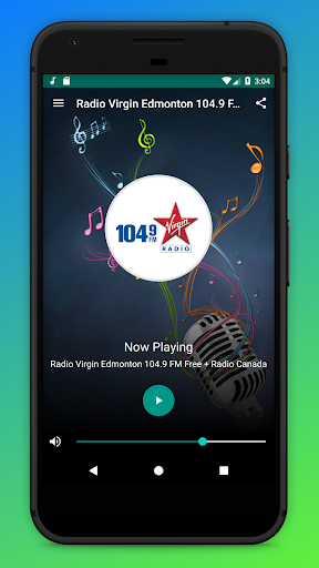 Android application 104.9 Virgin Radio Edmonton CA screenshort