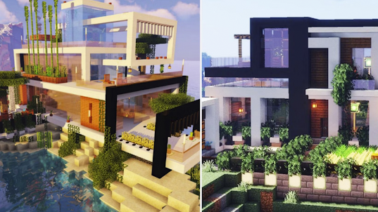 Современный дом Мод Minecraft