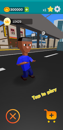 Android application Running boy 3D screenshort
