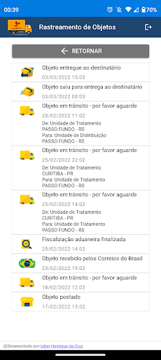 Bora Correio Screen 3