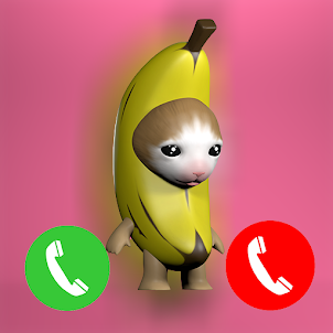 banana cat crying fake call