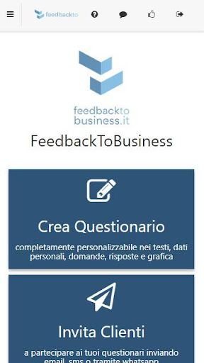 FeedbackToBusiness Mobile Screen 2