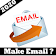 How to make email account icon