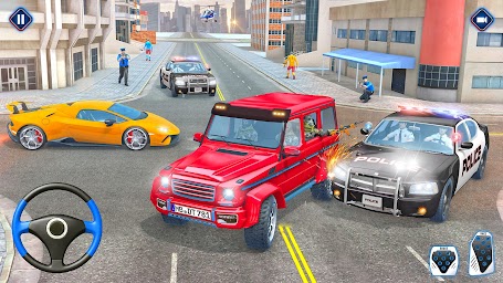 US Cop Duty Police Car Game