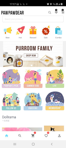 Android application PawPawDear - For Pet Lovers screenshort