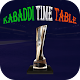 Pro Kabaddi Time Table Live Download on Windows