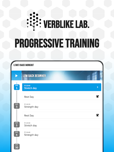 Screenshot of Low Back Workout – Pain relief
